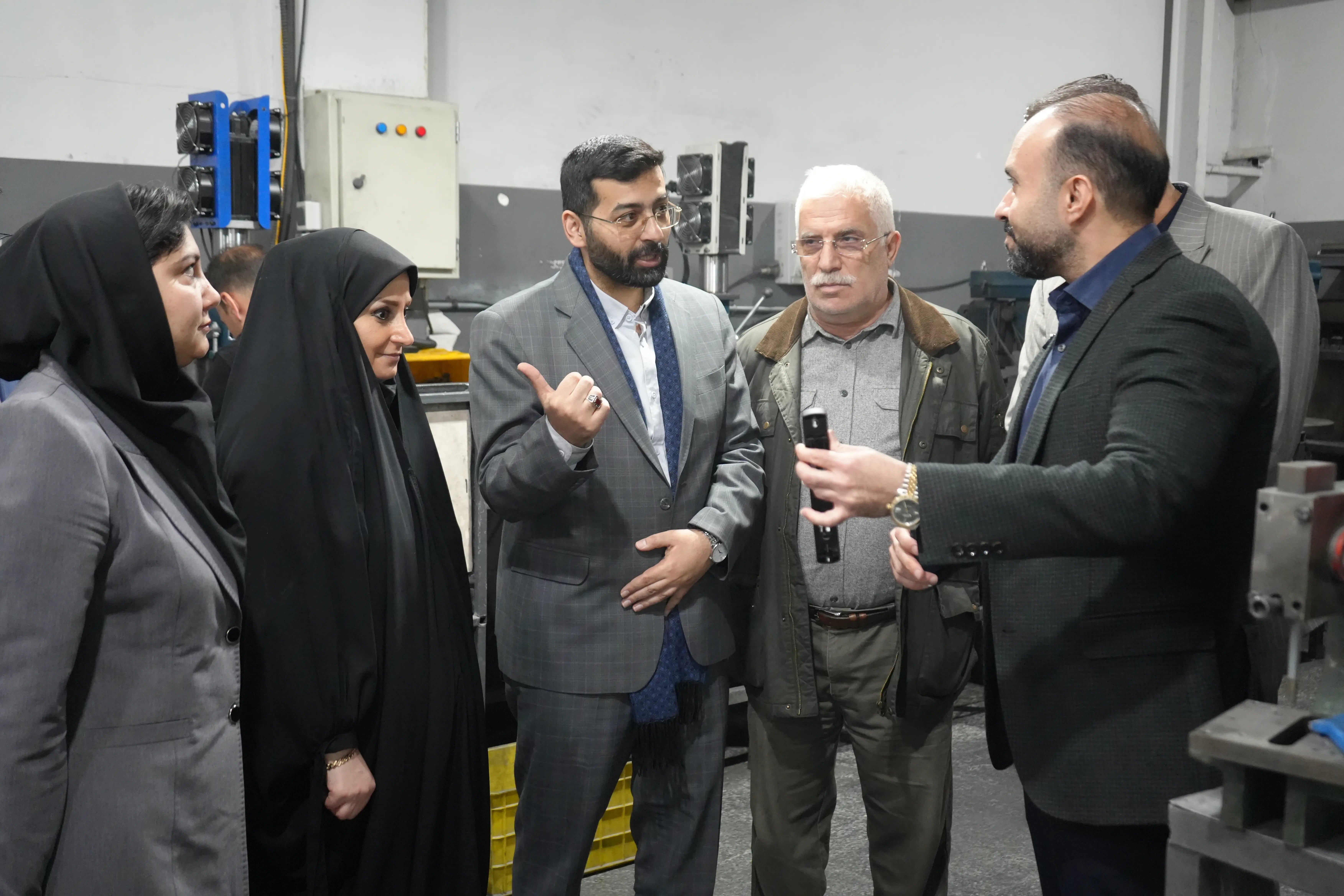 بازدید دکتر اسکویی رئیس پارک علم و فناوری آذربایجان شرقی